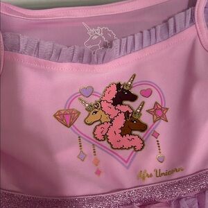 Girls 4t Afro unicorn tutu princess dress African American / black history month